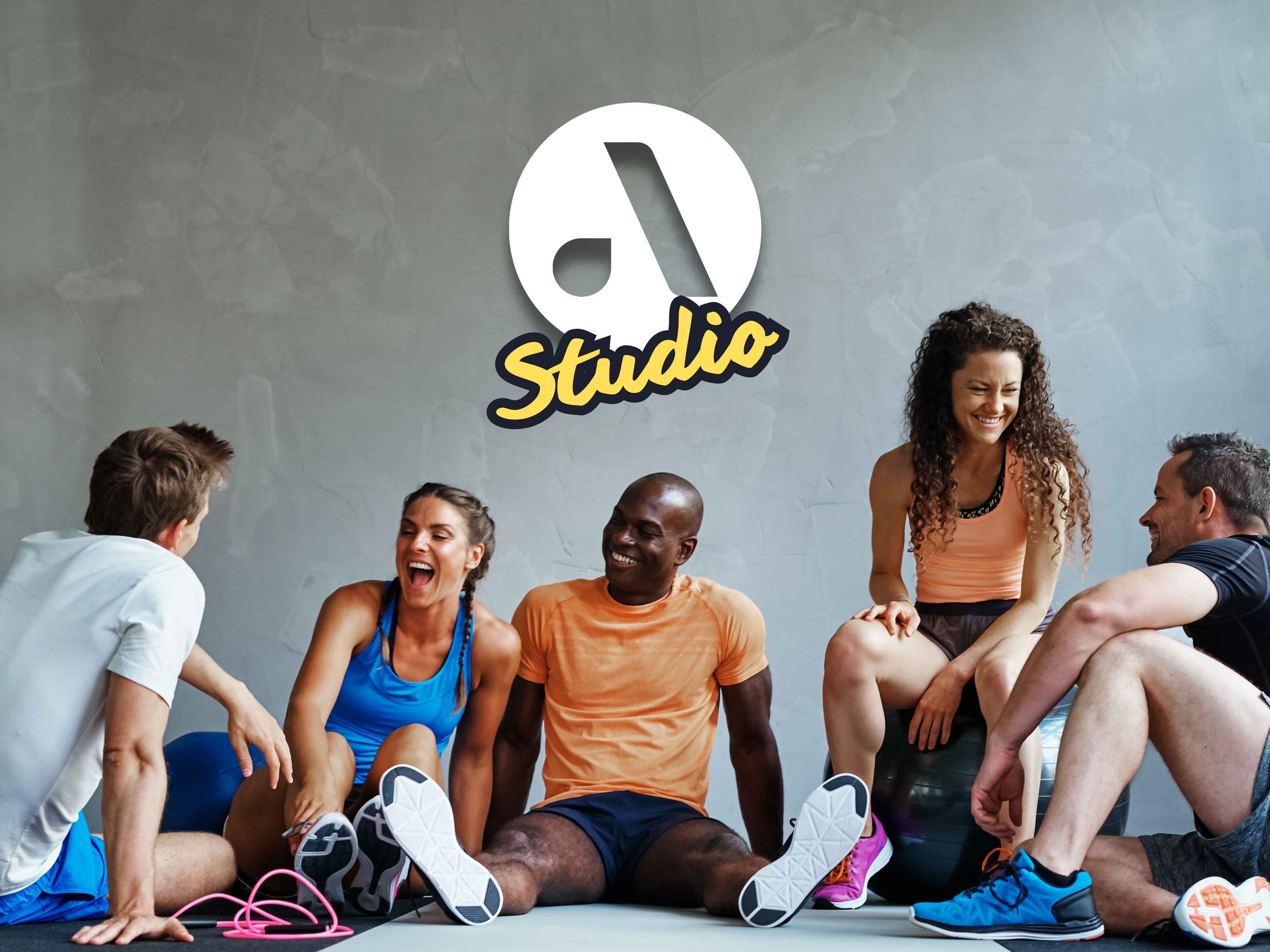 Clase de fitness con música de audiorooms Studio